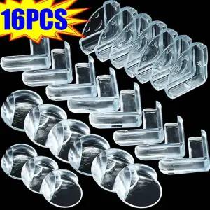 고무마개 파이프 배관 아기 안전 실리콘 투명 보호대 테이블 자리 보호 커버 Anticollision Clear Edge Gua