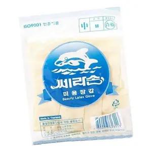 [에스에스_62](set)쎄라손미용장갑(중)10개 라텍스