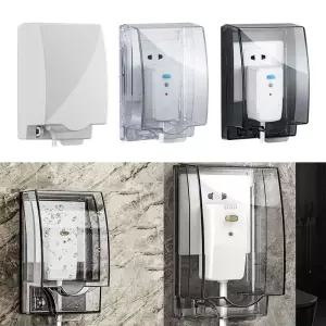 휴대용 86형 스위치 보호 커버 투명 자가 접착 소켓 보호기 전원 콘센트 방수 플러그 박스 가정용