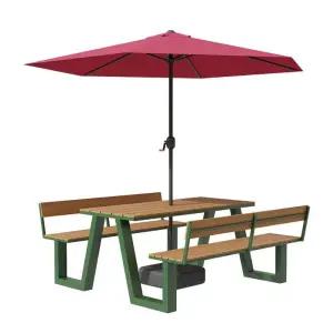 야외테이블 펜션 파라솔 방수 편의점 야외 테이블 카페 세트 카페테이블세트
