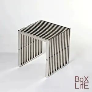 스테인레스 벤치 의자 숍 감성 철제 디저트 카페 테라스 스테인레스벤치의