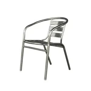 야외 알루미늄 의자 정원 스틸 의자 테라스
