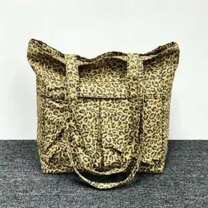 호피 빅사이즈 숄더백 숄더 데일리 가방 옐로우