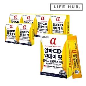 라이프허브 알파CD 원데이 핏 알파시클로덱스트린 7박스(3g x 98포)