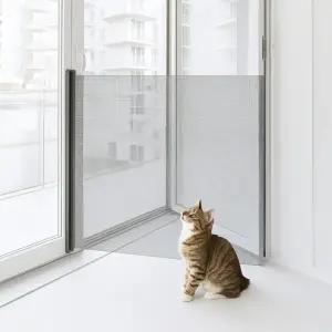 고양이문 강아지 울타리 안전문 펜스 애견 베란다 펫도어 가림막