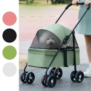 저상형 개유모차 강아지 분리형 반려견 펫유모차 접이식 웨건