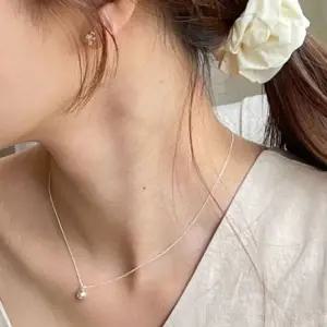 [하프클럽/](silver 925) daily ball necklace