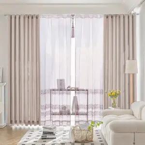 갤러리아 지나송 비엔느 암막커튼+코디커튼+커튼봉 (특대형)