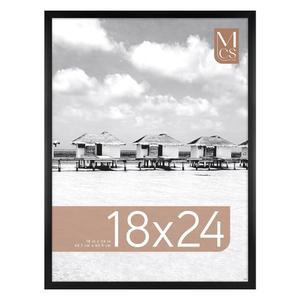 MCS 재단 18x24 포스터 대형 전통적인 사진 가로 벽걸이 검은색 세로 프레임 액자 프린트용 아트 1팩