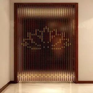 나무구슬커튼 대나무발 중문가림막 현관발 파티션 분리막