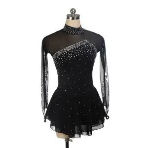 피겨복 피겨 의상 선수용 대회 경기 갈라쇼 공연 반짝이 드레스