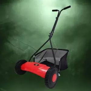 [하프클럽/]UDT 잔디깎이 UD-16LM 수동 잔디깍이 풀받이통 포함