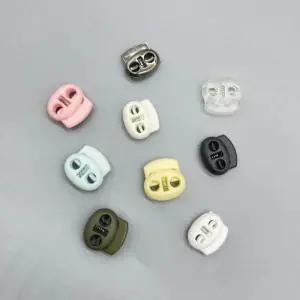 bns 신발 의류 가방 끈 조절기 돼지코 스토퍼  블랙 화이트 클리어   WFLIPH5