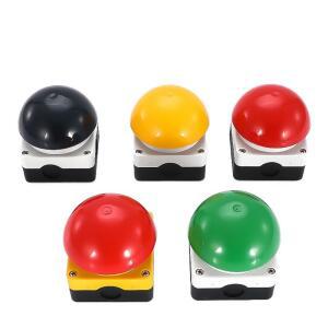 페달 스위치 IP67 방수 응답기 스위치 AC/ 비상 정지 버튼 핸들 풋 푸시 셀프 리셋 잠김 NO/NC 시작 접촉기