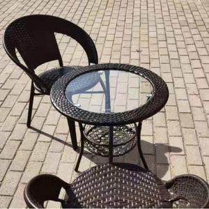 라탄 야외 테이블 베란다 세트 커피 테라스 3인 카페 4인 정원 2인