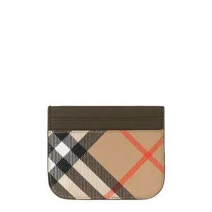 [명품] 체크 샌드 여성 카드지갑 8092722