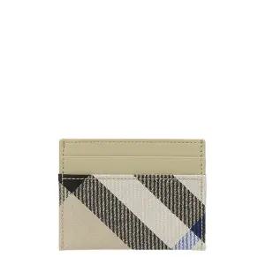 [명품] 체크 자카드 공용 카드지갑 8085985