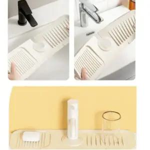 bns 주방 싱크대 실리콘 매트 비누 수세미 트레이 물빠짐 WFLIPRS