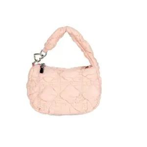 여성 크로스 구름 미니 퀼팅백 체인줄 가방 핑크
