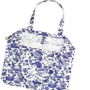 태국 나라야 접이식 에코백 블루 데일리 여행 도서관