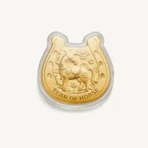 24k 순금 말발굽 골드바 0.1g