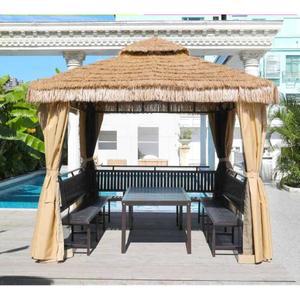 밀짚 정자 전원주택 그늘막 지푸라기 파라솔 파고라