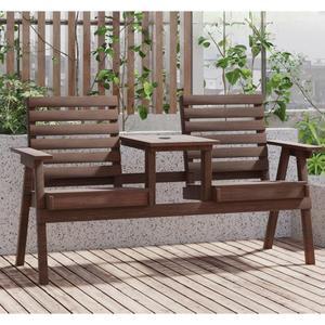 펜션 2인용 테라스 벤치 의자 발코니 베란다 원목체어