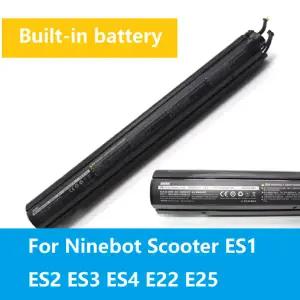 밧데리 호환 Ninebot 스쿠터 ES1 ES2 ES3 ES4 E22 E25 지능형 전동 내부 배터리 용 36V 5200mAh