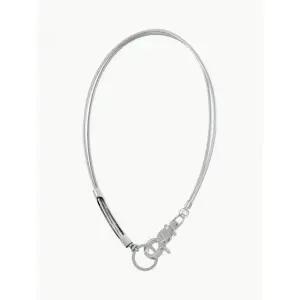 매장정품 SAGEGA 3way Sporty Necklace (Glossy Silver)