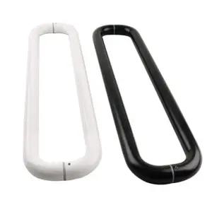 상가 유리문 강화 문 도어 손잡이 32파이 도어손잡이 출입문 유리문