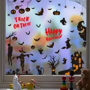 (별별창고)G 할로윈 창문 스티커 9장세트 공포