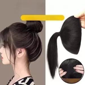 볼륨 똥머리 가발 헤어정리 패션용품