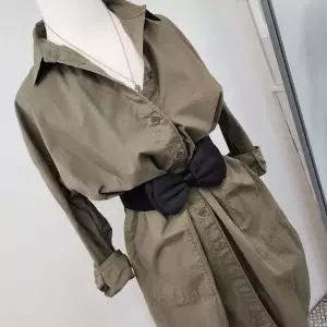 여성 리본 벨트 폭 6cm 스판