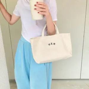 여자 화이트 러블리한 미니 토트백 경량 손가방