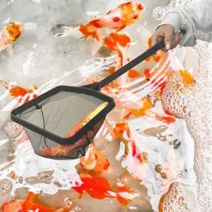 어항 대형 촘촘한 뜰채 뜰채 미니 뜰채 어항 사각 치어 중형 소형