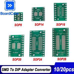SOP8/14/16/20/24/28 SMD-DIP IC 어댑터 소켓 SOP 변환기 플레이트