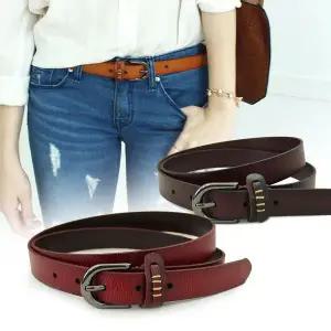 CWS06 가죽 여성 캐쥬얼벨트