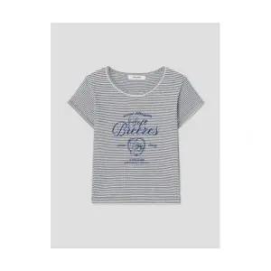 에잇세컨즈 8SECONDS 반팔 스트라이프 풀오버 아이보리 1724710