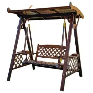 야외그네 그네 방부목 흔들 스윙체어 흔들의자 카페 테라스 야외 정원그네