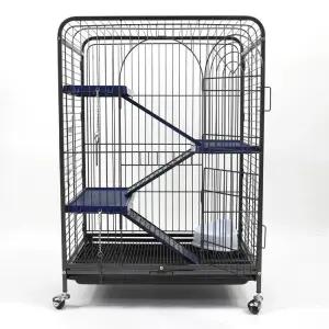 친칠라 케이지 철망 복층 닭장 블랙 양계망 닭사육장 메추리