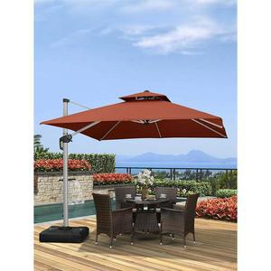 접이식 대형 파라솔 상업용 일체형 탁자 펜션 편의점 리조트 카페