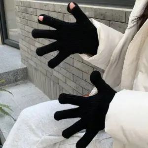 따뜻한 방한용품 터치 니트 겨울 장갑