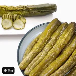 [NS홈쇼핑]국내산 통 오이지 1kgX3봉(오이 30개)[35837516]