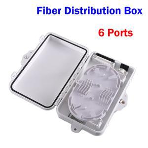 광섬유 분배 박스 FTTH 터미널 데이터 정보 드롭 케이블 보호 6 코어
