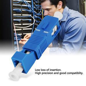 SC 수-LC 암 단일 모드 광섬유 하이브리드 광 어댑터 컨버터