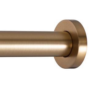 아이빌론 샤워 텐션 커튼 로드 샤워 커튼 욕실 또는 창문용 조절 가능한 스프링 텐션 로드 설치가 간편하고 드릴링이 필요 없으며 녹슬지 않으며 54 90인치 웜 골드 조절 가능