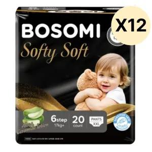 보솜이 공용 소프티 팬티 기저귀 점보 20개 12팩