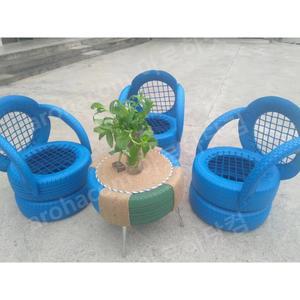 야외 의자 타이어 인테리어 접이식 놀이터 폐타이어 펜션 카센터