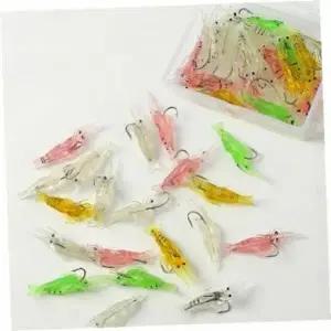 새우웜 크릴낚시새우웜소프트베이트20p세트호그웜