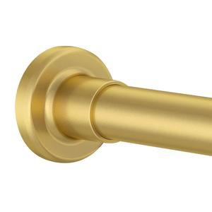 샤워 커튼봉 조절 가능 32 80 장력 샤워 커튼봉 RV 욕실 샤워실 아파트 골드용 드릴링 스테인리스 스틸 방청 금지